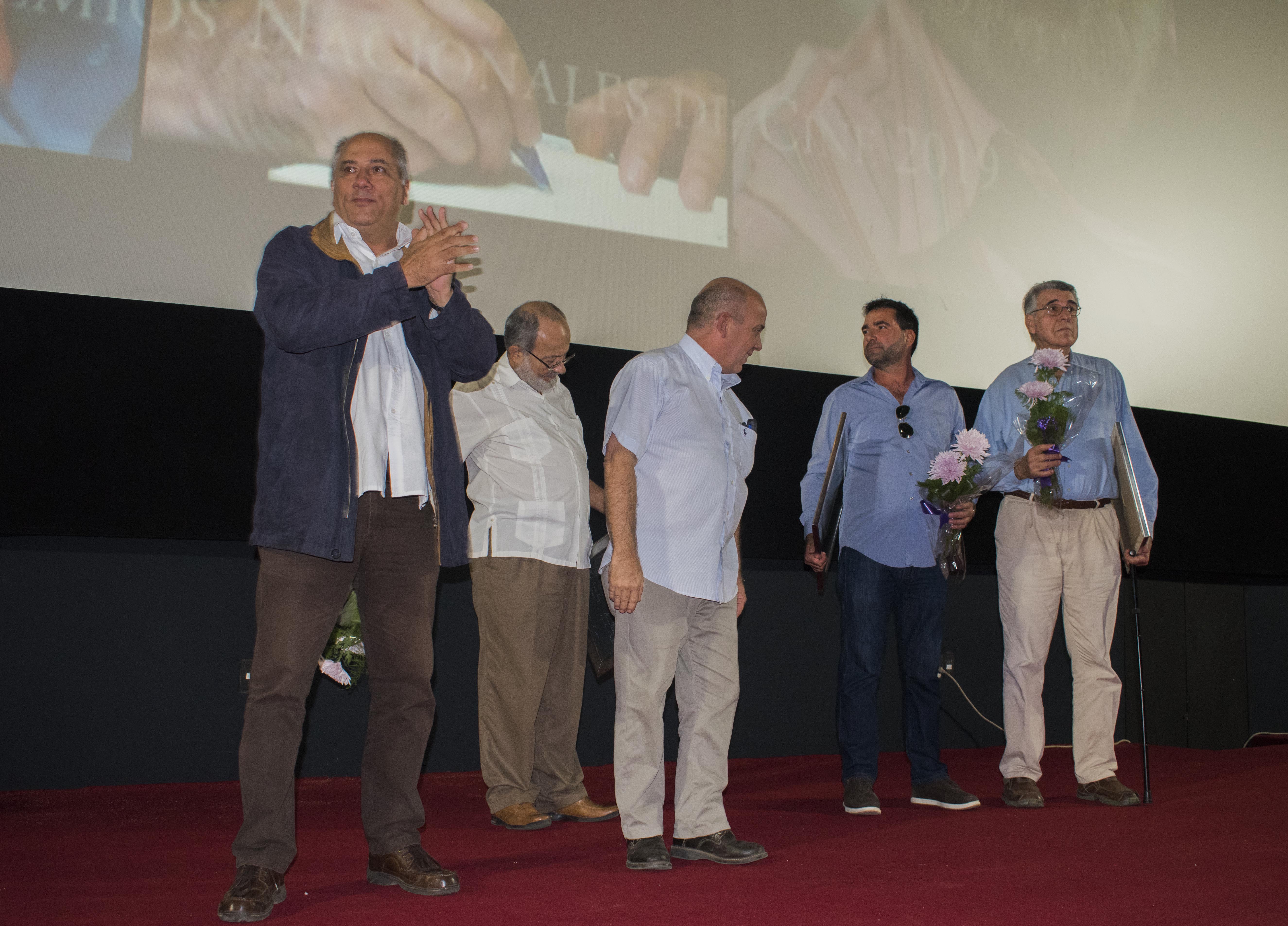 Acto oficial por los 60 años del Icaic, donde se entregó el Premio Nacional de Cine 2019 a tres destacados profesionales del séptimo arte