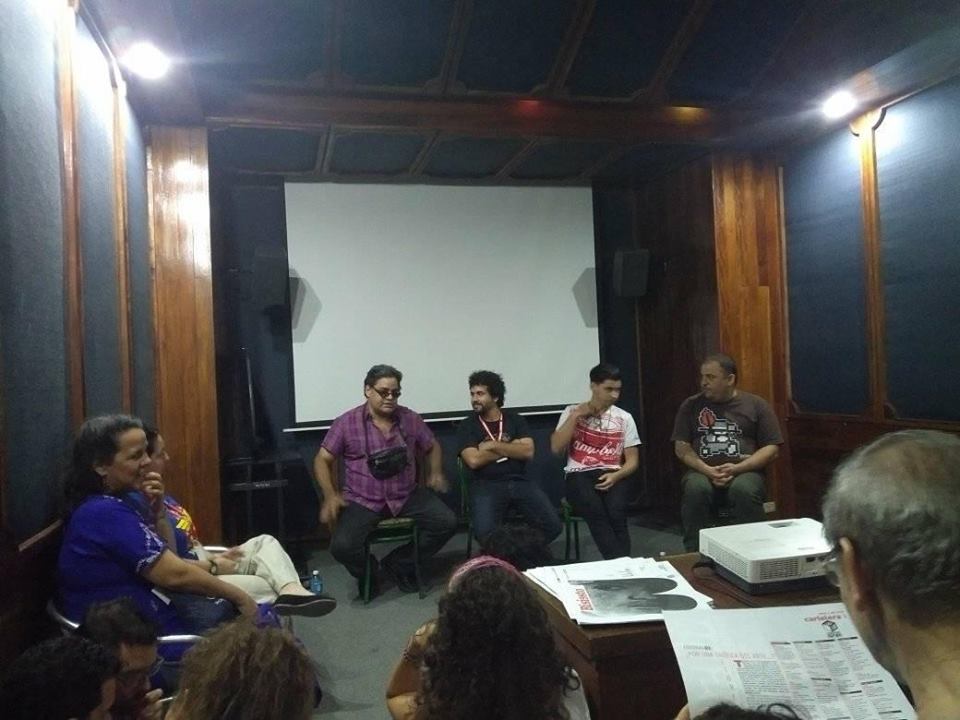 Mediante el discurso fílmico de las obras El zurdo y El secadero, se propició un debate sobre la parodia y reverencia a los códigos de género. Foto tomada del perfil de Facebook: Muestra Joven Cuba