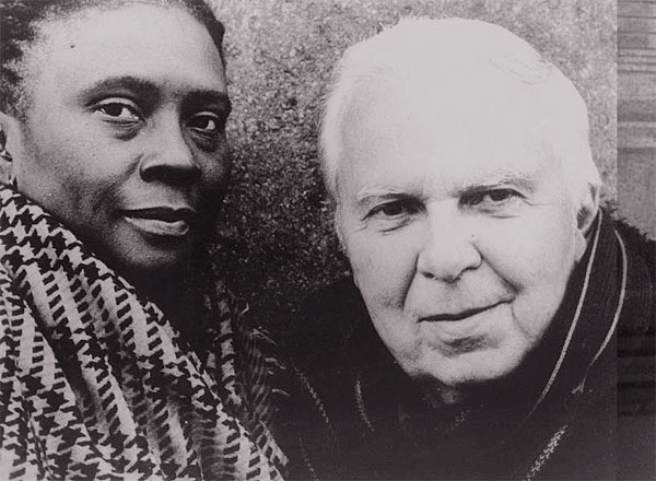 Lázara con Santiago Alvarez