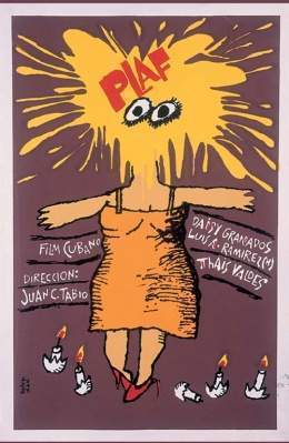 cartel de Plaff o demasiado miedo a la vida