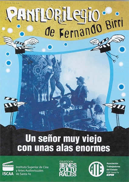 cartel de Un señor muy viejo con unas alas enormes