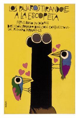 cartel de Los pájaros tirándole a la escopeta