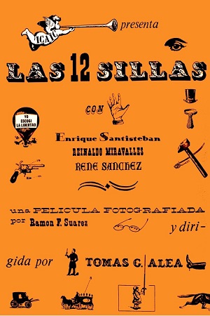 cartel de Las doce sillas