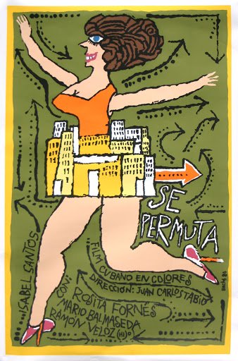 cartel de Se permuta