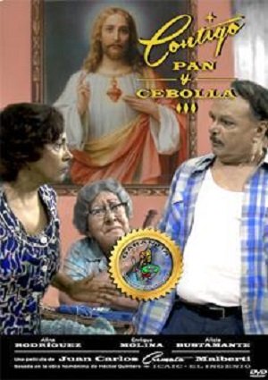 cartel de Contigo pan y cebolla