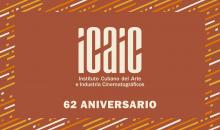 Postal por 62 aniversario del ICAIC